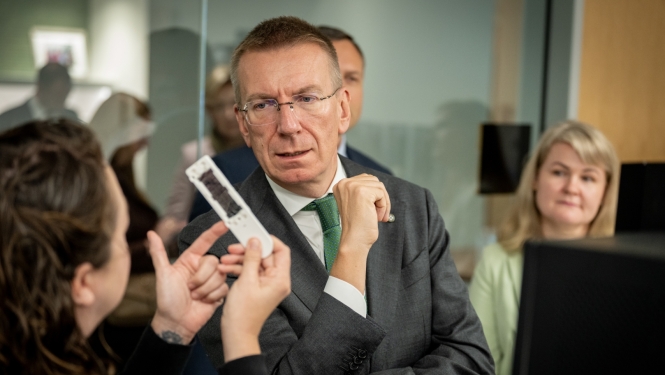 25.09.2026. Valsts prezidents Edgars Rinkēvičs apmeklē uzņēmumu “Element Biosciences”