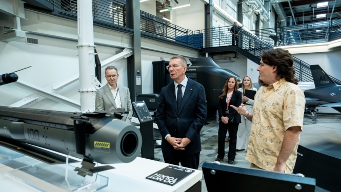 24.09.2026. Valsts prezidenta Edgara Rinkēviča tikšanās ar ASV uzņēmuma “Anduril Industries” pārstāvjiem