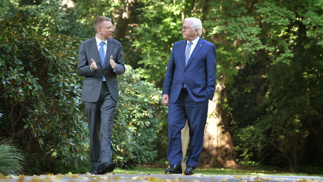 Latvijas un Vācijas prezidentu tikšanās