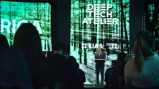 15.05.2025. Valsts prezidenta Edgara Rinkēviča dalība zinātņietilpīgo tehnoloģiju “Deep Tech Atelier 2025” konferences atklāšanā