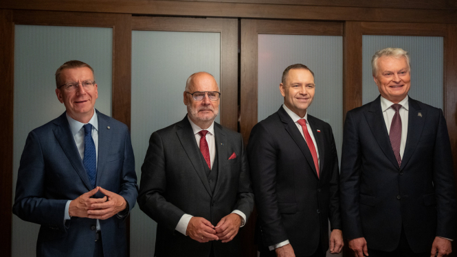 Baltijas valstu un Polijas prezidentu tikšanās
