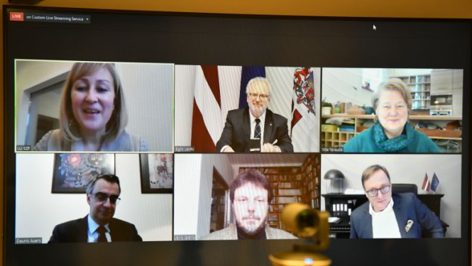 Valsts prezidents piedalās paneļdiskusijā “Latvijas mērķi Eiropas Savienībā: nākamie 15 gadi”