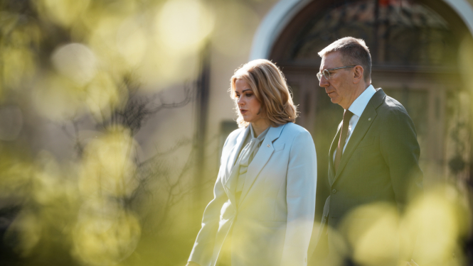 Valsts prezidenta Edgara Rinkēviča un Ministru prezidentes Evikas Siliņas tikšanās