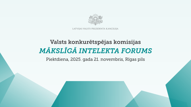 Rīgas pilī notiks Mākslīgā intelekta forums