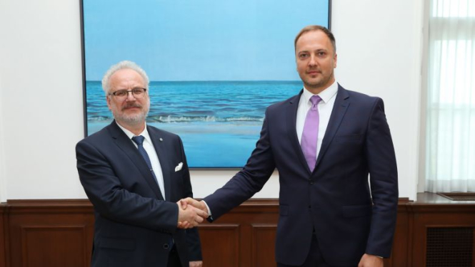 Valsts prezidents un iekšlietu ministrs pārrunā valsts un ES iekšējās drošības jautājumus