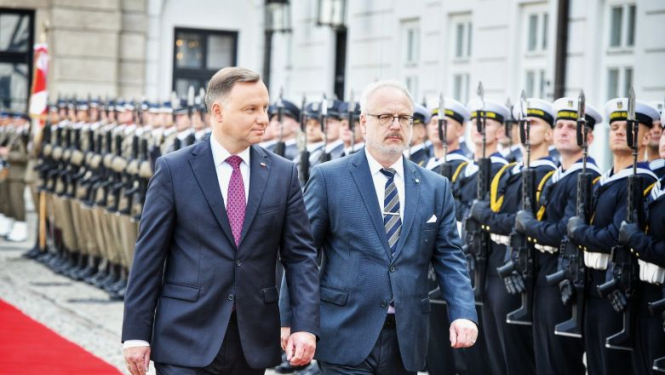 Valsts prezidents: transatlantiskā partnerība ir Latvijas un Polijas centrālais drošības elements