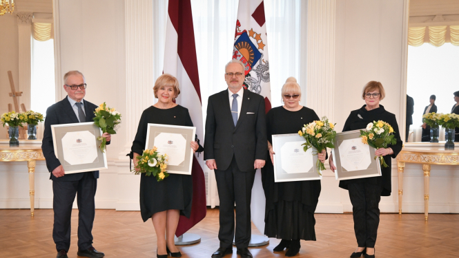 Indulis Zālīte, Dace Gardovska, Egils Levits, Ināra Tetereva, Ilze Dzērve