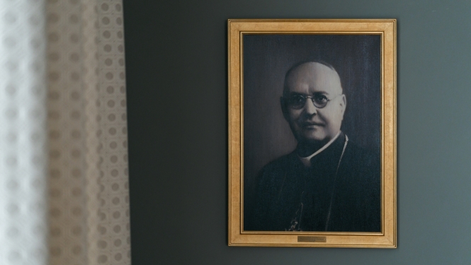 Bīskapa un valstsvīra Jāzepa Rancāna portrets Rīgas pilī