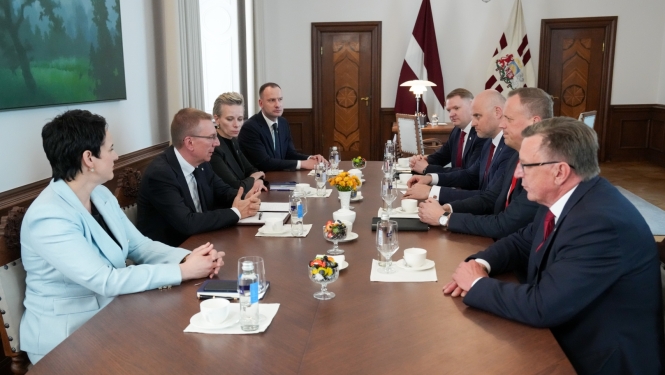 Valsts prezidenta tikšanās ar Saeimas frakcijas "Apvienotais saraksts" pārstāvjiem