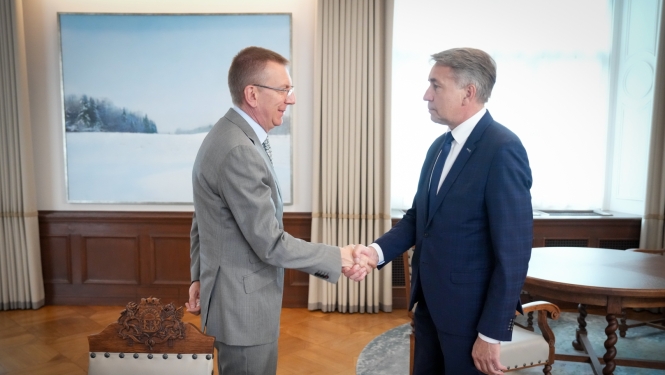 12.06.2026. Valsts prezidenta Edgara Rinkēviča tikšanās ar zemkopības ministru Uldi Auguli