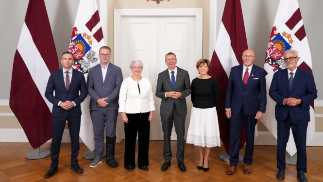 Valsts prezidenta Edgara Rinkēviča tikšanās ar Eiropas Parlamenta deputātiem no Latvijas