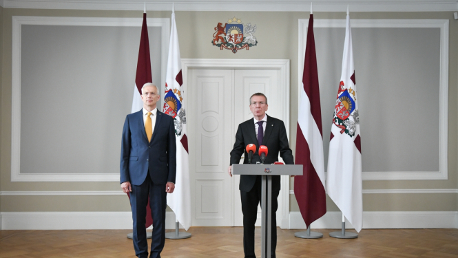 Valsts prezidenta Edgara Rinkēviča tikšanās ar Ministru prezidentu Krišjāni Kariņu