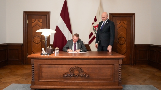 16.05.2026. Valsts prezidents Edgars Rinkēvičs aicina Andri Kulbergu sastādīt Ministru kabinetu