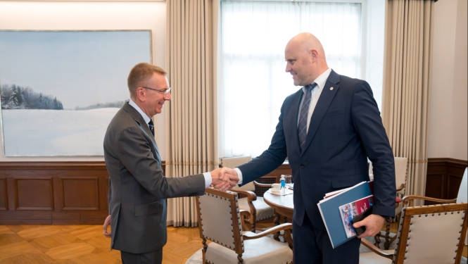 22.07.2026. Valsts prezidenta Edgara Rinkēviča un Ministru prezidenta Andra Kulberga tikšanās 