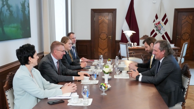 14.07.2026. Valsts prezidenta Edgara Rinkēviča tikšanās ar Latvijas Darba devēju konfederācijas pārstāvjiem