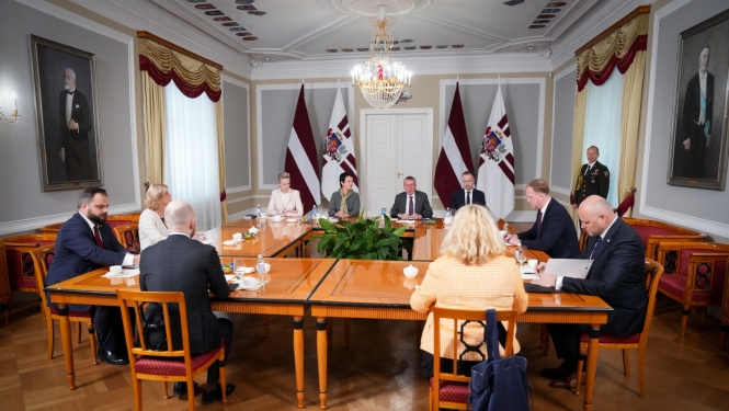 Valsts prezidenta Edgara Rinkēviča konsultācijas ar visu Saeimas frakciju deleģētajiem pārstāvjiem