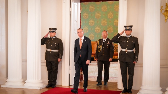 02.06.2026. Ārkārtējo un pilnvaroto ārvalstu vēstnieku akreditācijas ceremonija