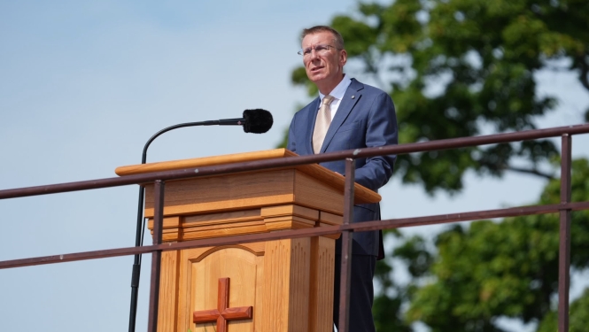 08.08.2026. Valsts prezidenta Edgara Rinkēviča uzruna Vissvētākās Jaunavas Marijas Debesīs uzņemšanas svētkos Aglonā