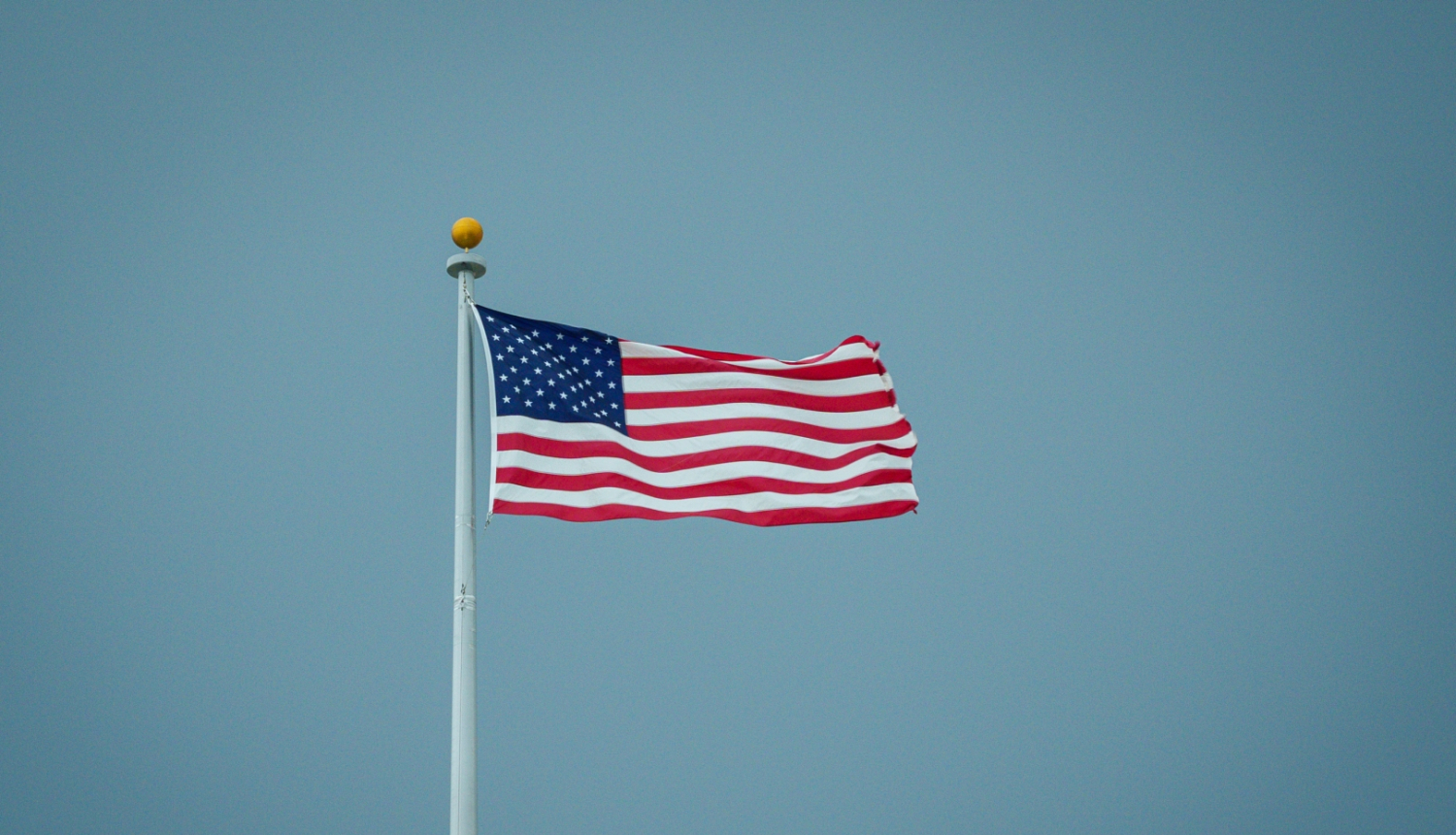 Amerikas Savienoto Valstu karogs. 