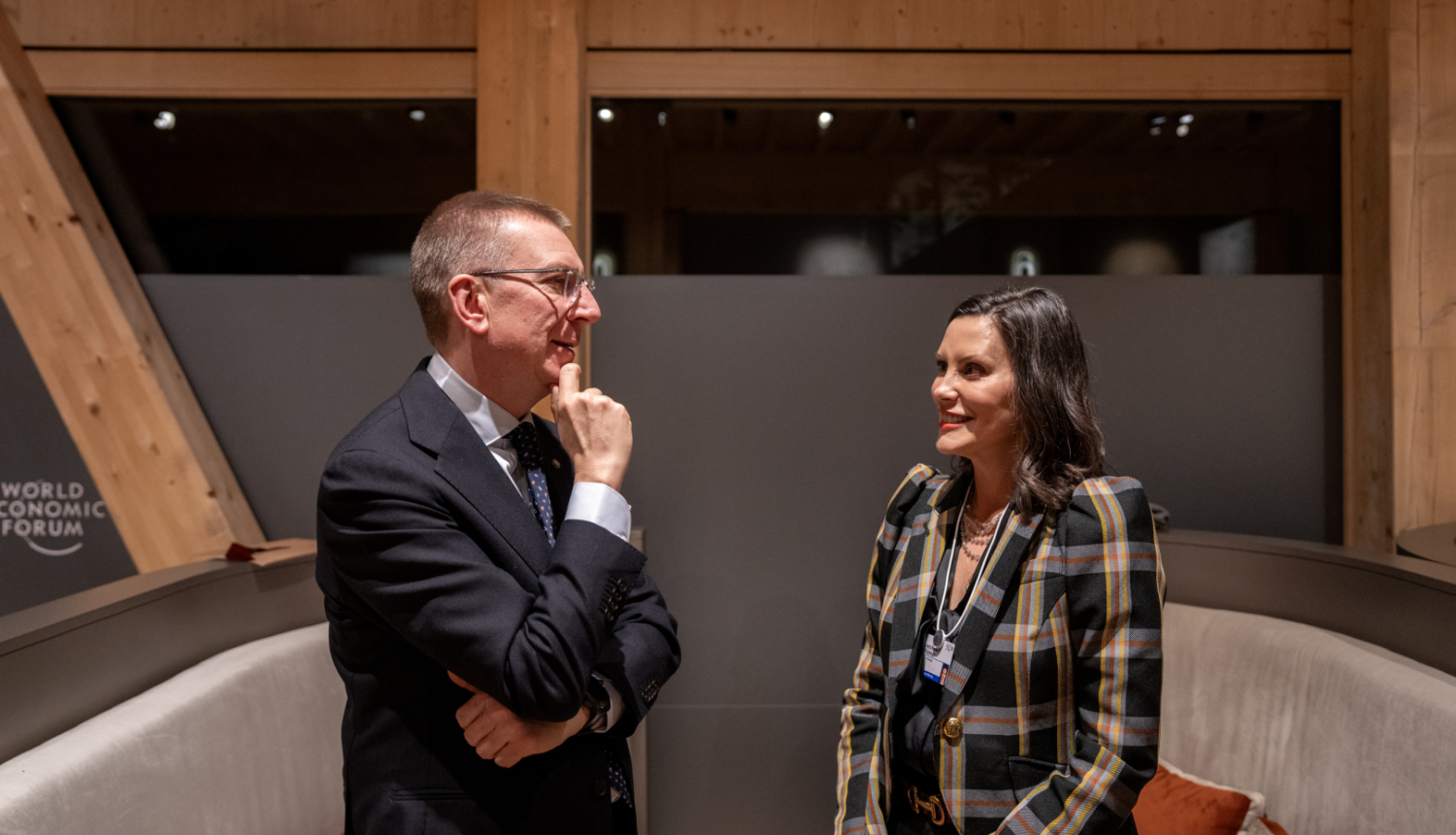 Valsts prezidenta Edgara Rinkēviča tikšanās ar ASV Mičiganas štata gubernatori Grēthenu Vitmeri