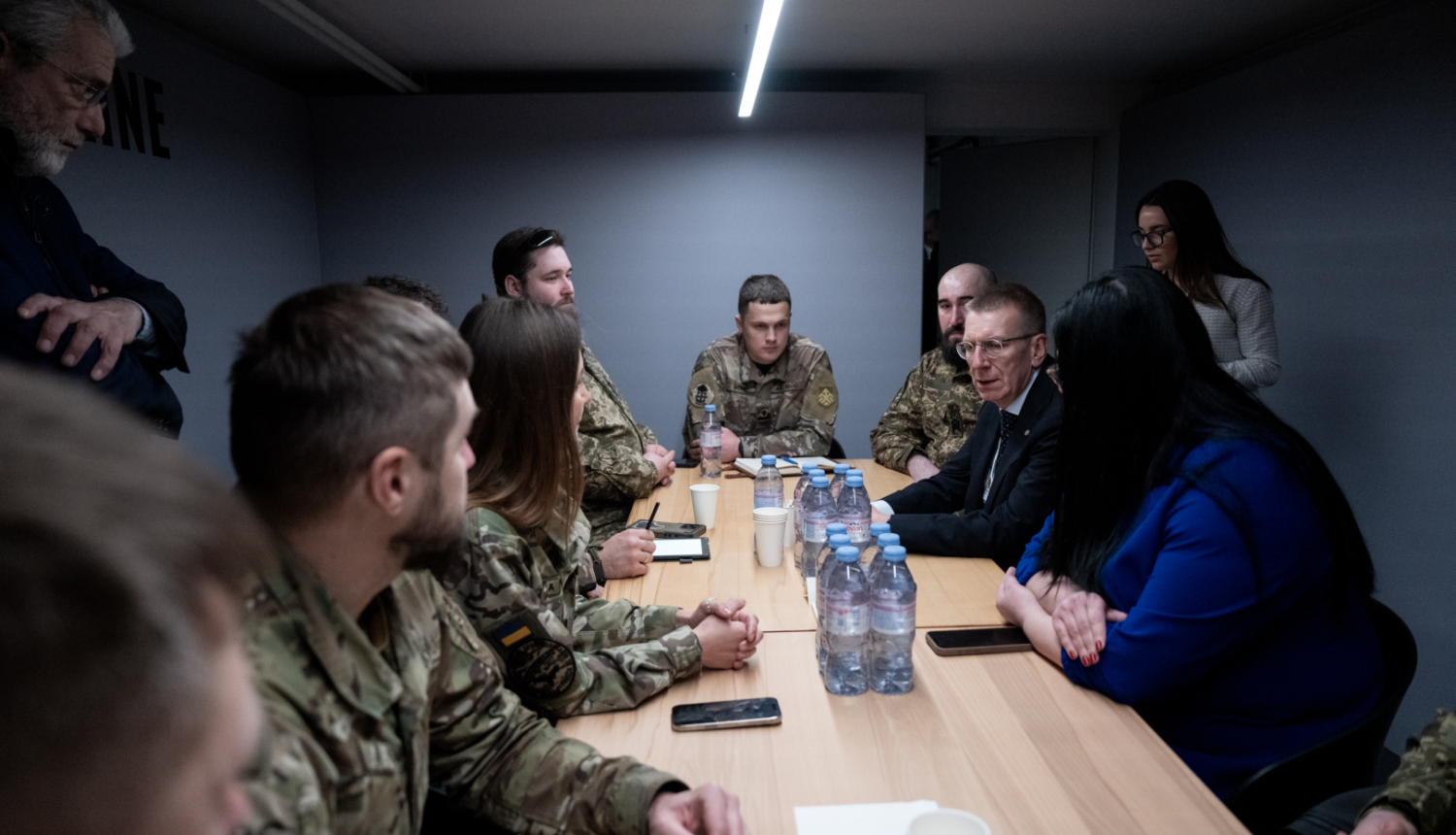 20.01.2026. Valsts prezidenta Edgara Rinkēviča tikšanās ar Ukrainas kara veterāniem