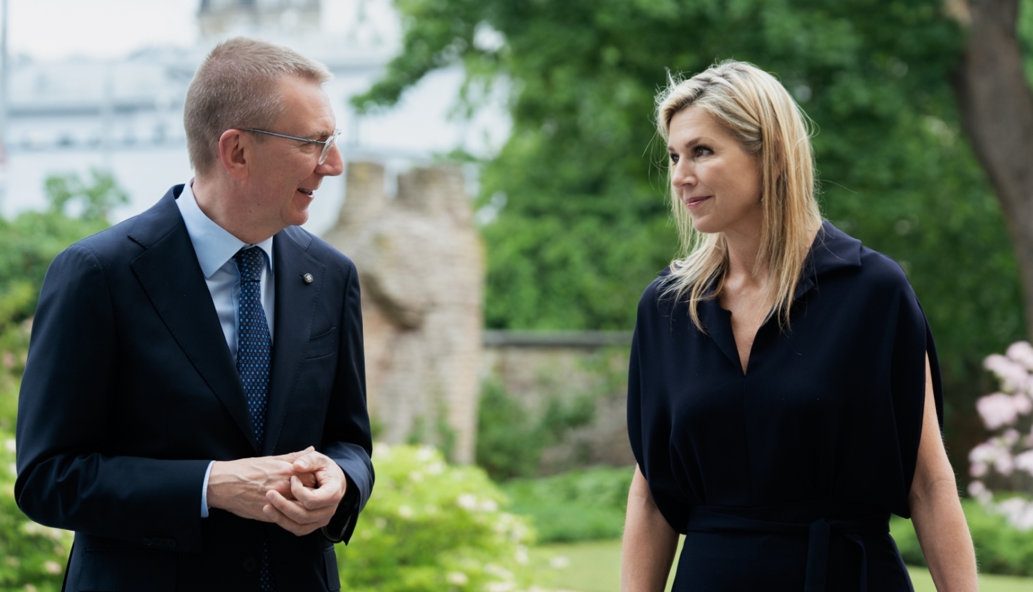 Valsts prezidents tiekas ar Viņas Majestāti Nīderlandes karalieni Maksimu