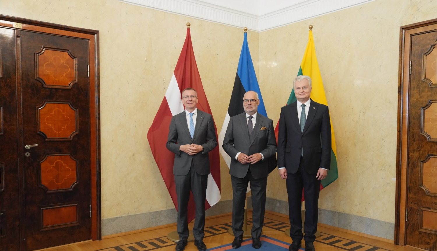 4. jūlijā Valsts prezidents Edgars Rinkēvičs darba vizītes Igaunijā, Tallinā laikā tikās ar Baltijas valstu prezidentiem