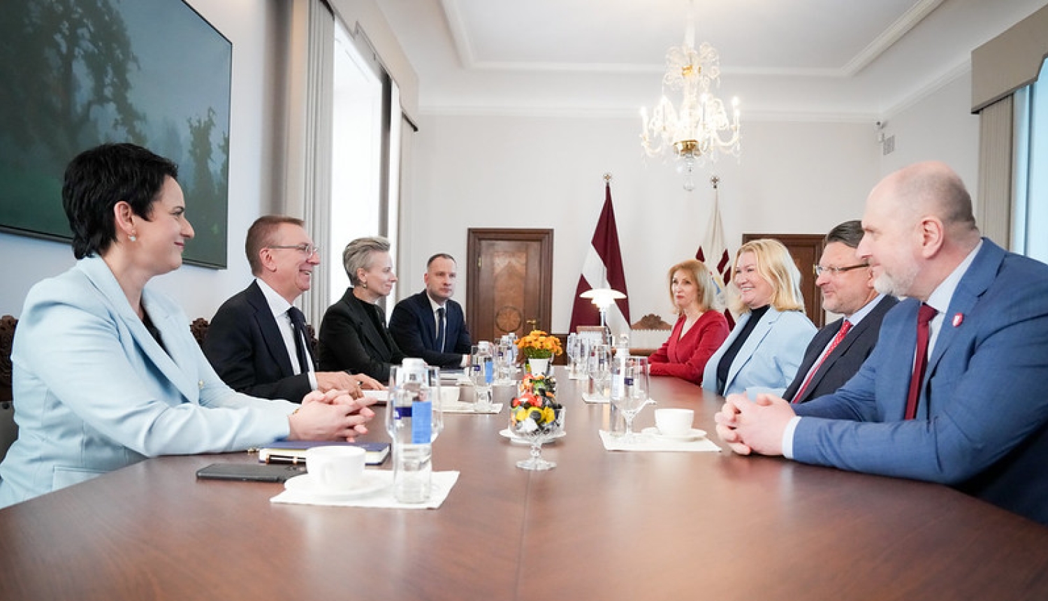 Valsts prezidenta tikšanās ar Saeimas frakcijas "Latvija pirmajā vietā" pārstāvjiem