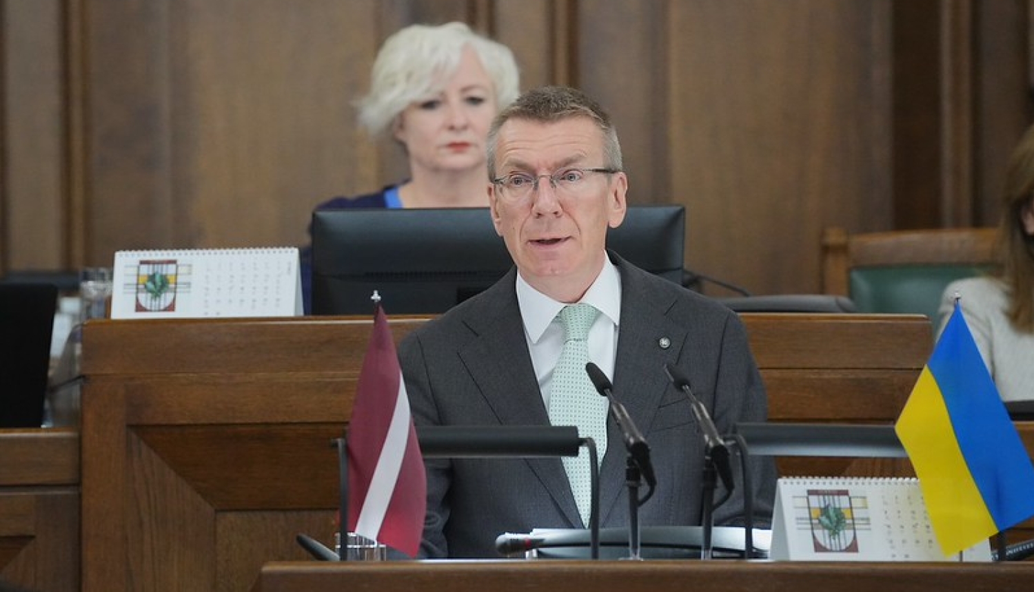 18.06.2026. Valsts prezidenta Edgara Rinkēviča uzruna Saeimas pavasara sesijas noslēguma sēdē