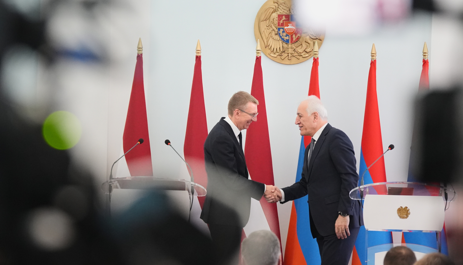 Latvijas Republikas prezidenta un Armēnijas Republikas prezidenta kopīgais paziņojums