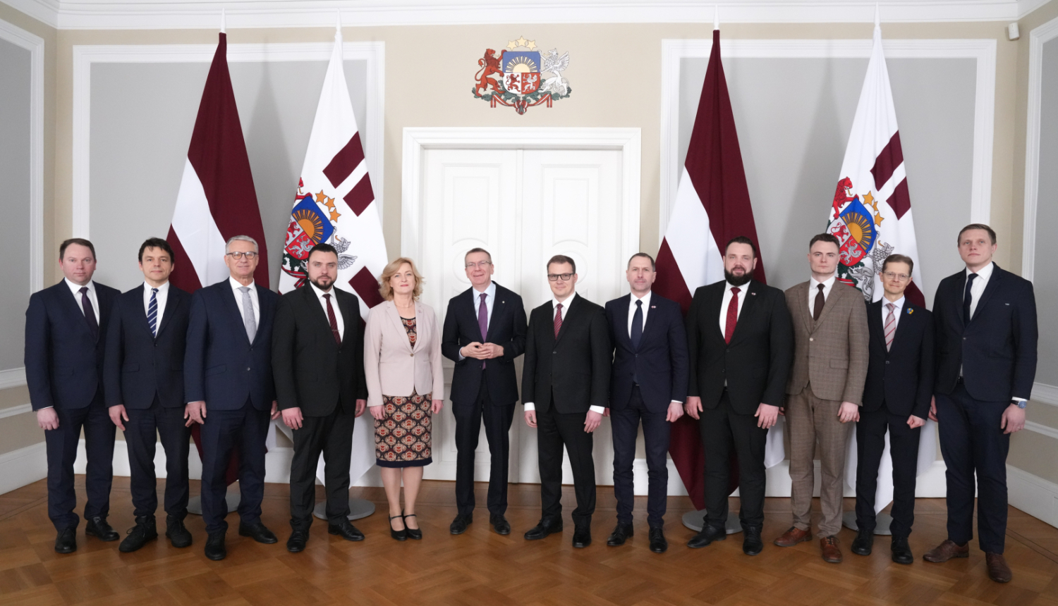Valsts prezidenta Edgara Rinkēviča tikšanās ar Saeimas frakciju "Nacionālā apvienība"