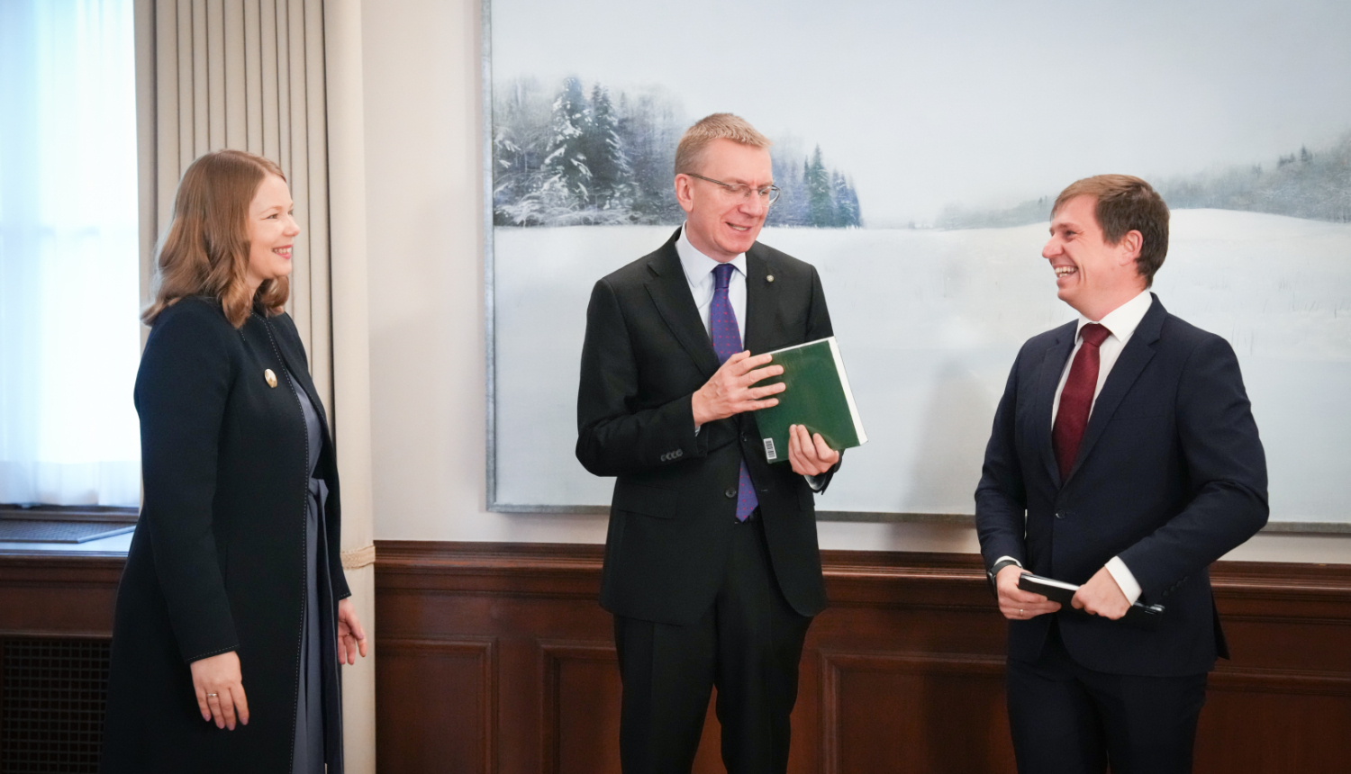 Edgars Rinkēvičs tiekas ar Latvijas eksportētāju asociācijas “The Red Jackets” pārstāvjiem