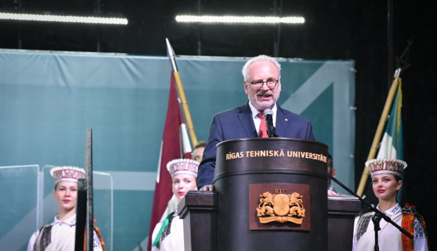Valsts prezidenta Egila Levita uzruna Rīgas Tehniskās universitātes izlaidumā