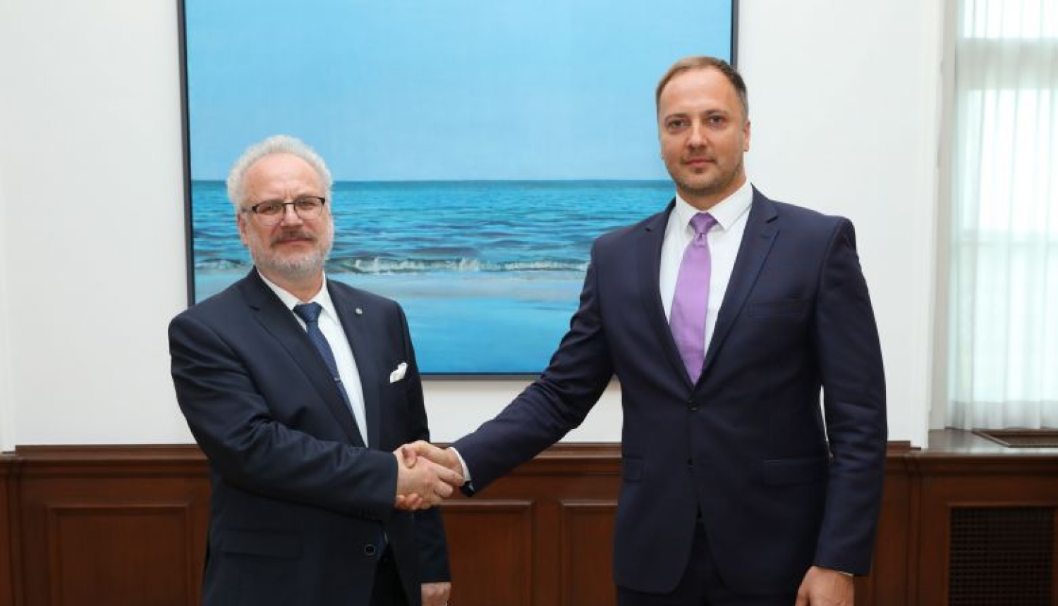 Valsts prezidents un iekšlietu ministrs pārrunā valsts un ES iekšējās drošības jautājumus
