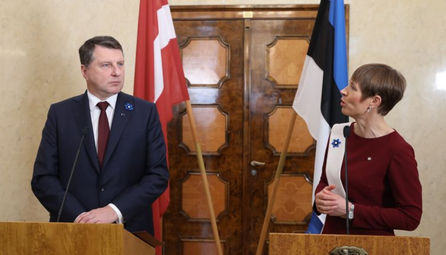 Valsts prezidents Raimonds Vējonis Tallinā tiekas ar Igaunijas prezidenti Kersti Kaljulaidu