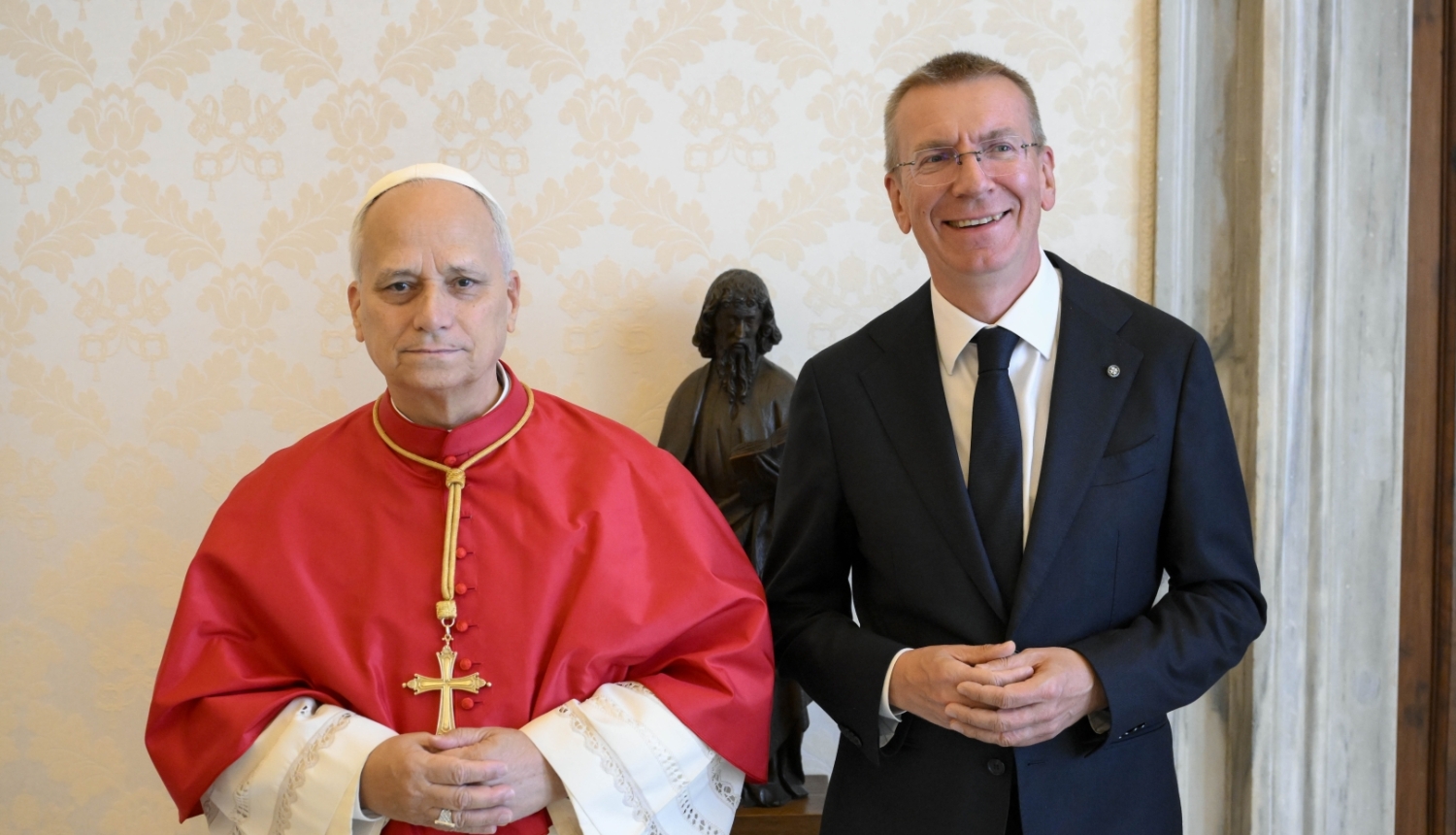Latvijas Valsts prezidents tiekas ar pāvestu Leonu XIV
