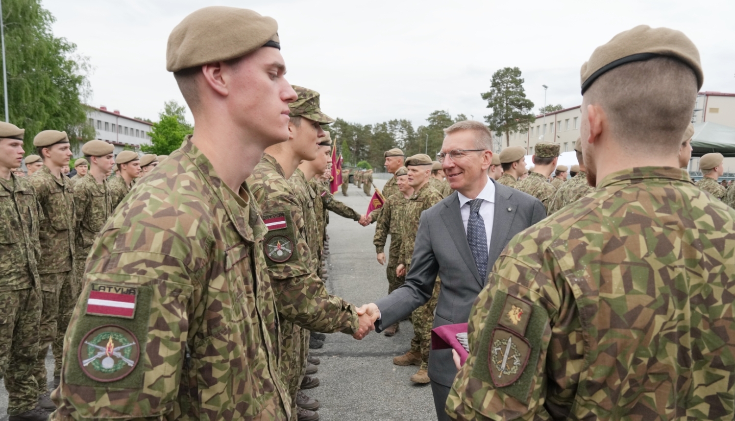 11.06.2026. Valsts prezidenta Edgara Rinkēviča dalība Valsts aizsardzības dienesta izlaiduma ceremonijā