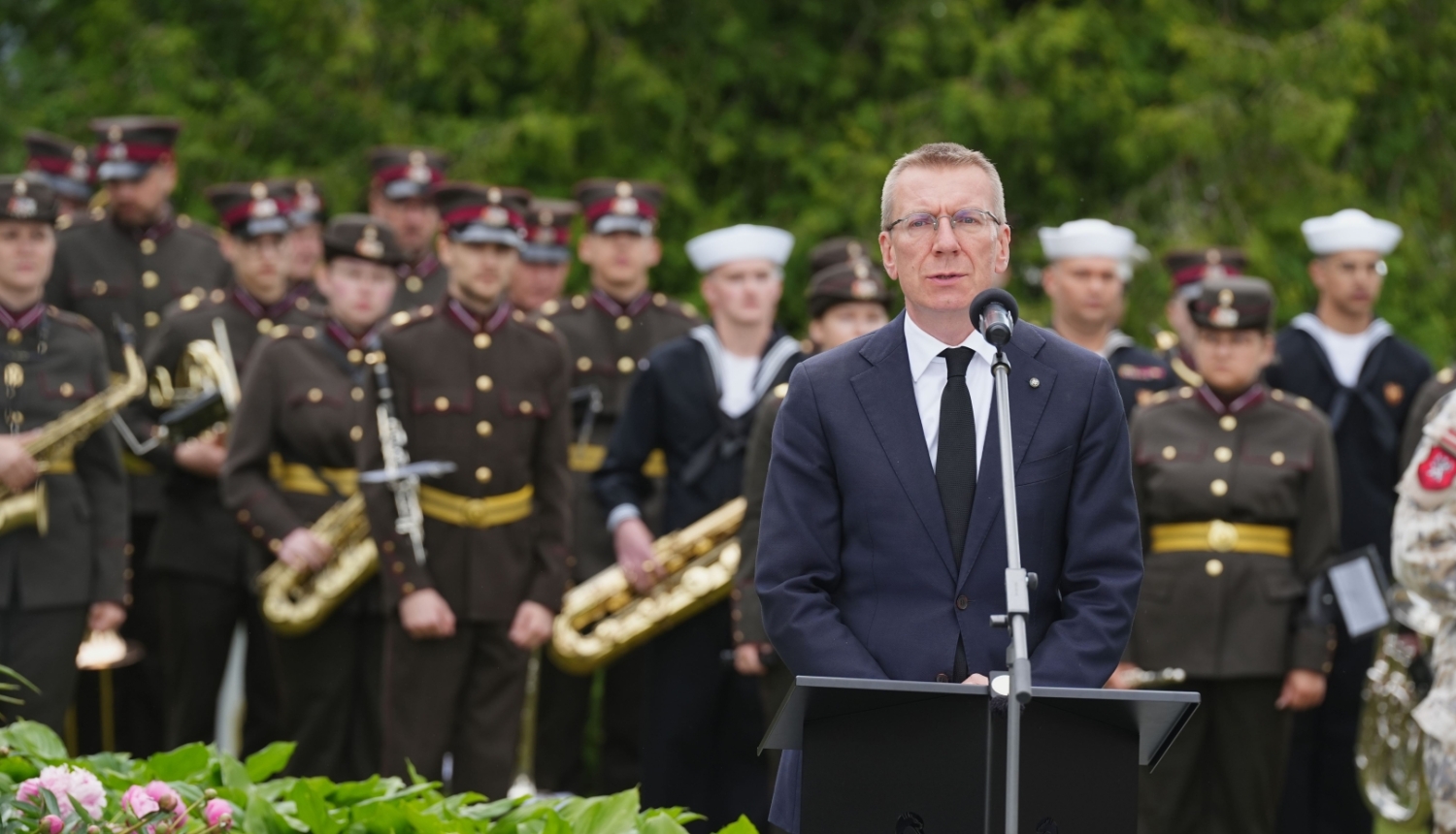 14.06.2026. Valsts prezidents Edgars Rinkēvičs piedalās Komunistiskā genocīda upuru piemiņas dienas atceres pasākumā Gulbenes dzelzceļa stacijā