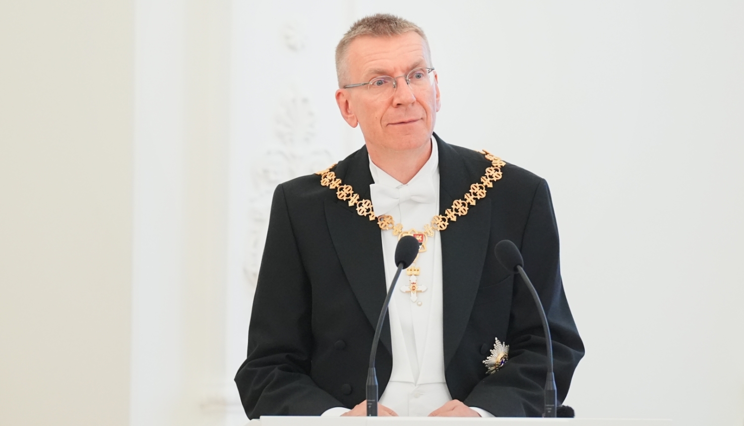 Valsts prezidenta Edgara Rinkēviča uzruna valsts vakariņās Lietuvas prezidenta pilī