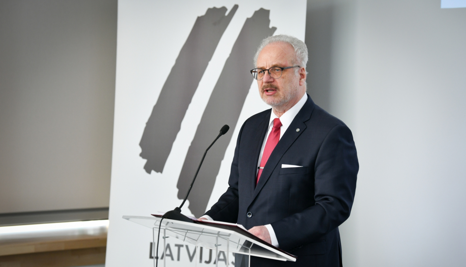 Valsts prezidenta Egila Levita runa Latvijas Okupācijas muzeja jaunās ekspozīcijas svinīgajā atklāšanā