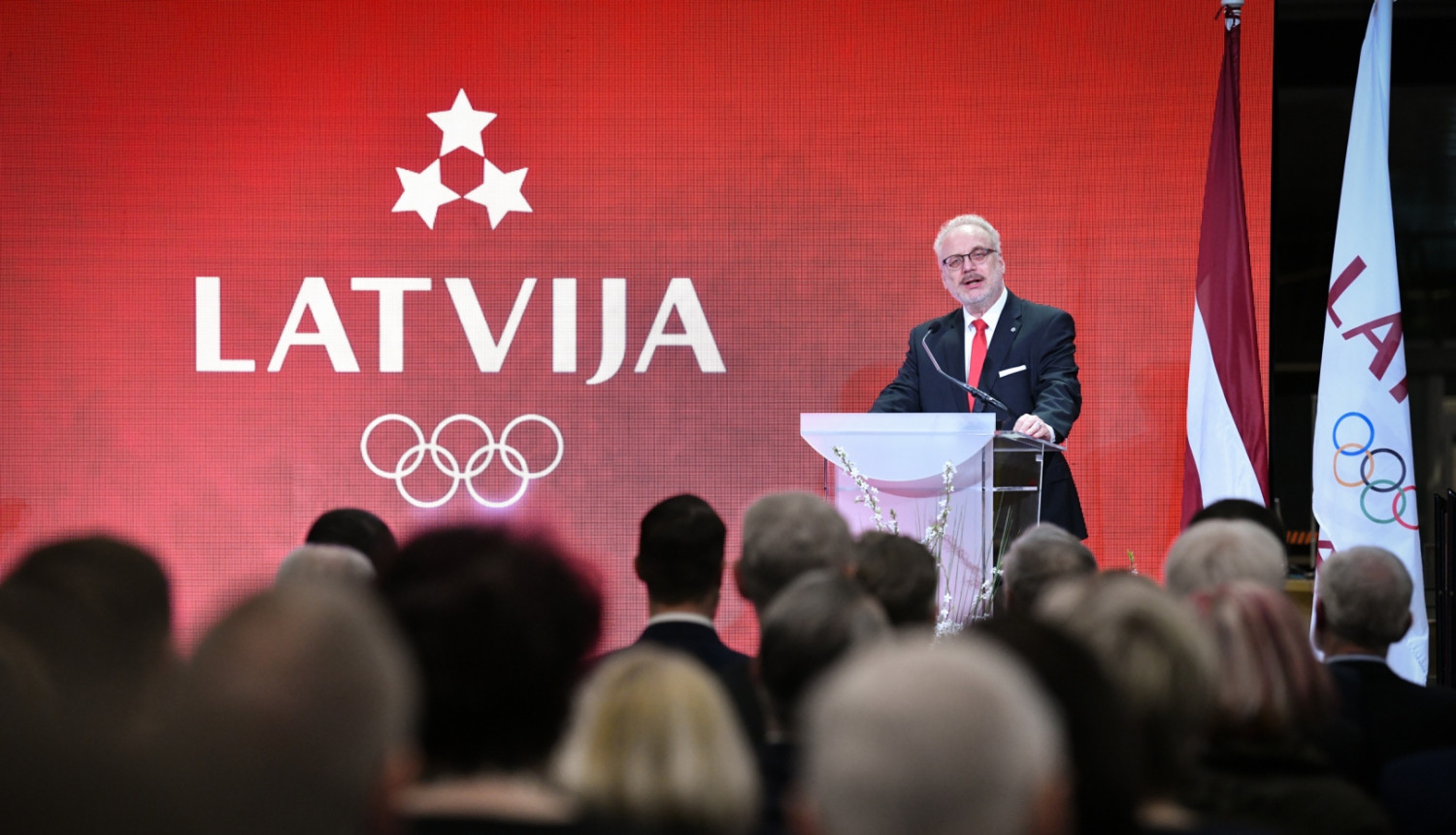 Valsts prezidents Egils Levits piedalās Latvijas Olimpiskās komitejas simtgadei veltītās grāmatas “Olimpiskās medaļas Latvijai” atvēršanas svētkos