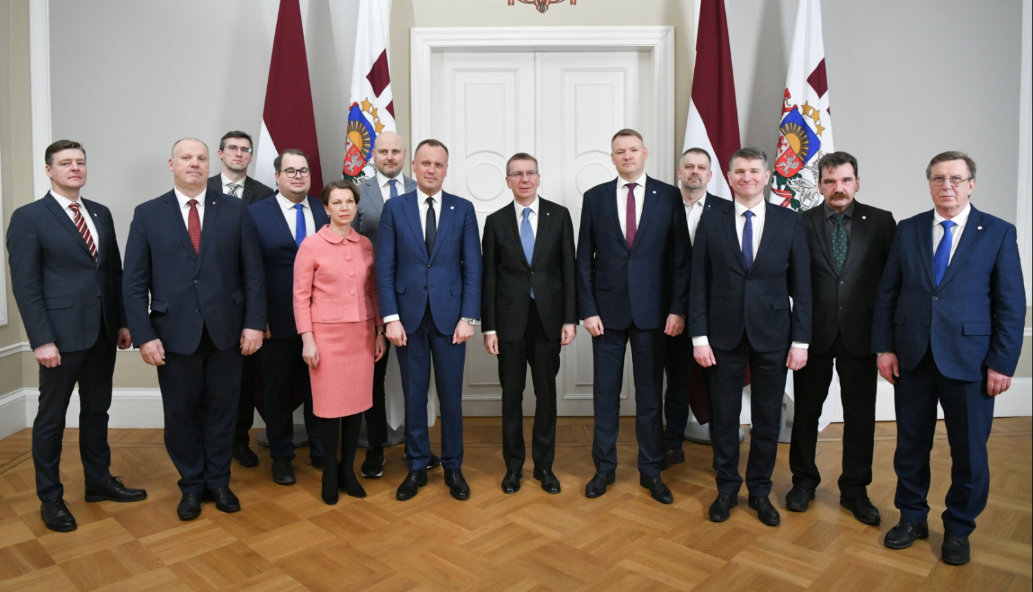 23.01.2024. Valsts prezidenta Edgara Rinkēviča tikšanās ar Saeimas frakcijas “Apvienotais saraksts” pārstāvjiem