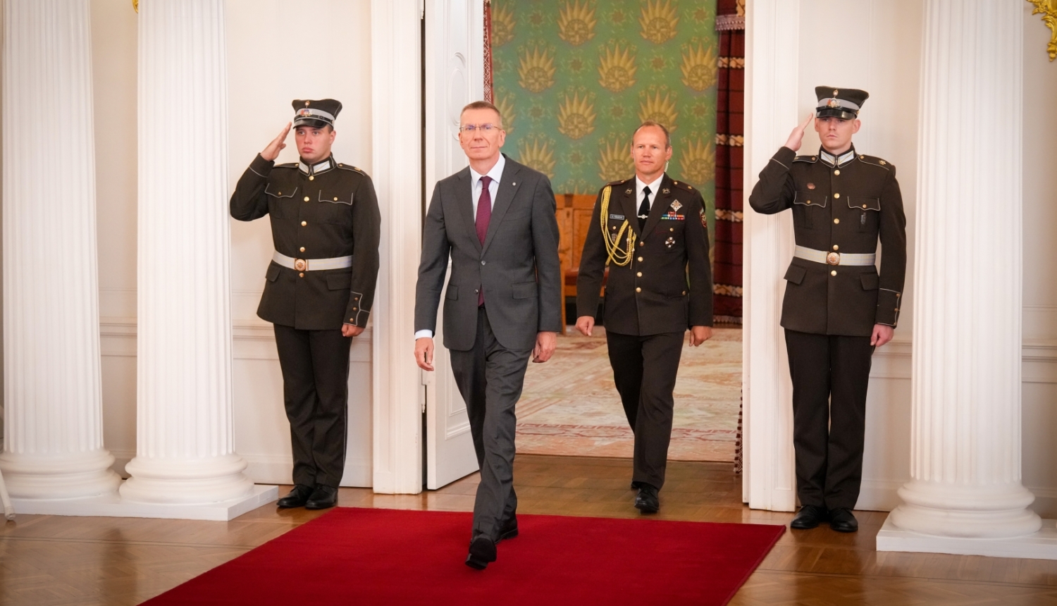 24.08.2026. Ārkārtējo un pilnvaroto ārvalstu vēstnieku akreditācijas ceremonija