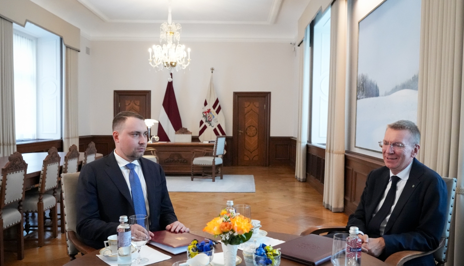 10.09.2026. Valsts prezidenta Edgara Rinkēviča tikšanās ar Ukrainas prezidenta biroja vadītāju Kirilo Budanovu 