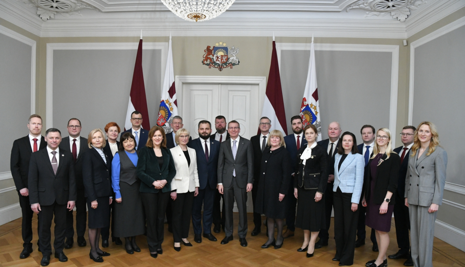 Valsts prezidenta Edgara Rinkēviča tikšanās ar Saeimas frakcijas “Jaunā Vienotība” pārstāvjiem