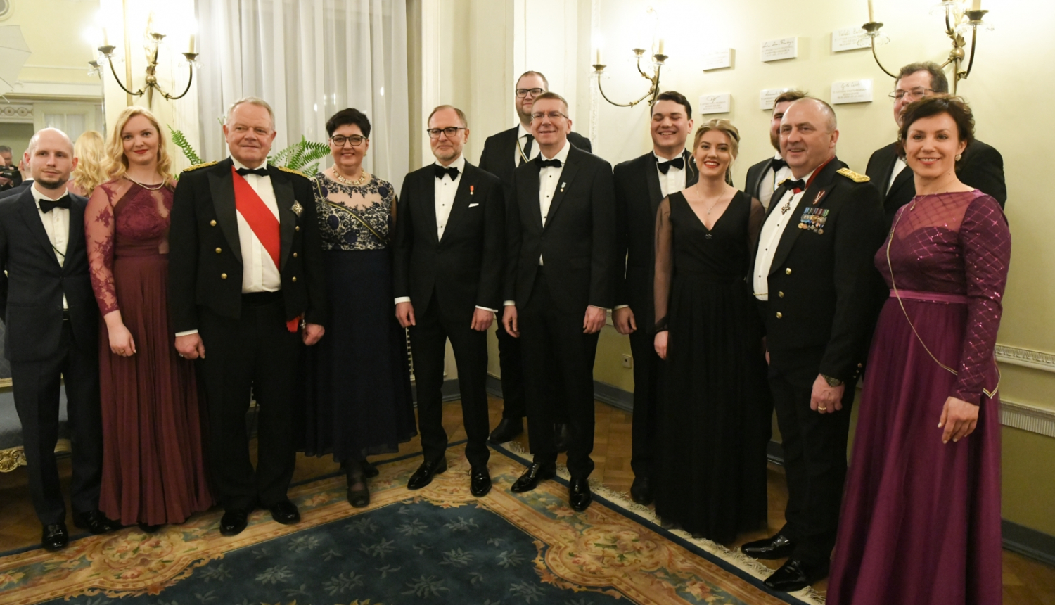 02.03.2024. Valsts prezidenta Edgara Rinkēviča dalība un uzruna pulkveža Oskara Kalpaka labdarības ballē