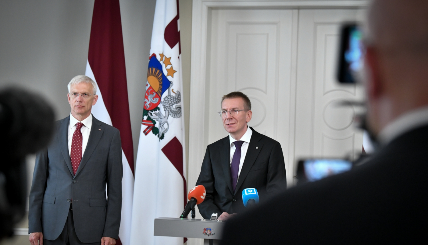 Krišjānis Kariņš un Edgars Rinkēvičs