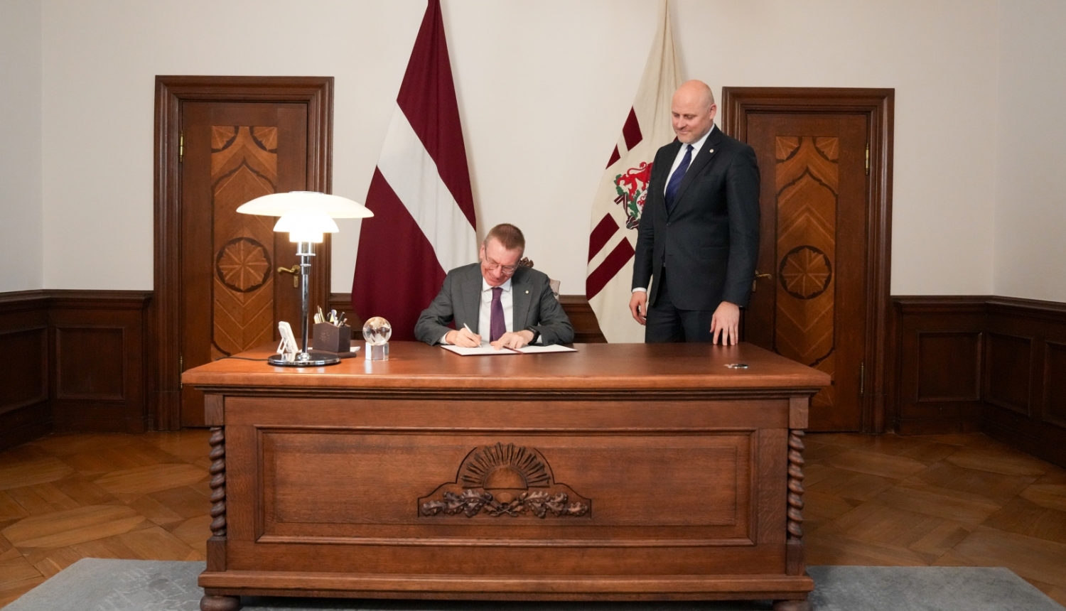 16.05.2026. Valsts prezidents Edgars Rinkēvičs aicina Andri Kulbergu sastādīt Ministru kabinetu