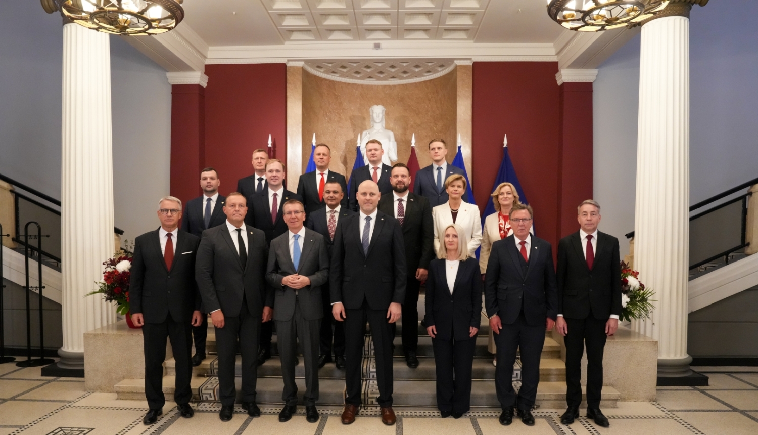 Valsts prezidenta Edgara Rinkēviča dalība 43. Ministru kabineta svinīgajā pirmajā sēdē