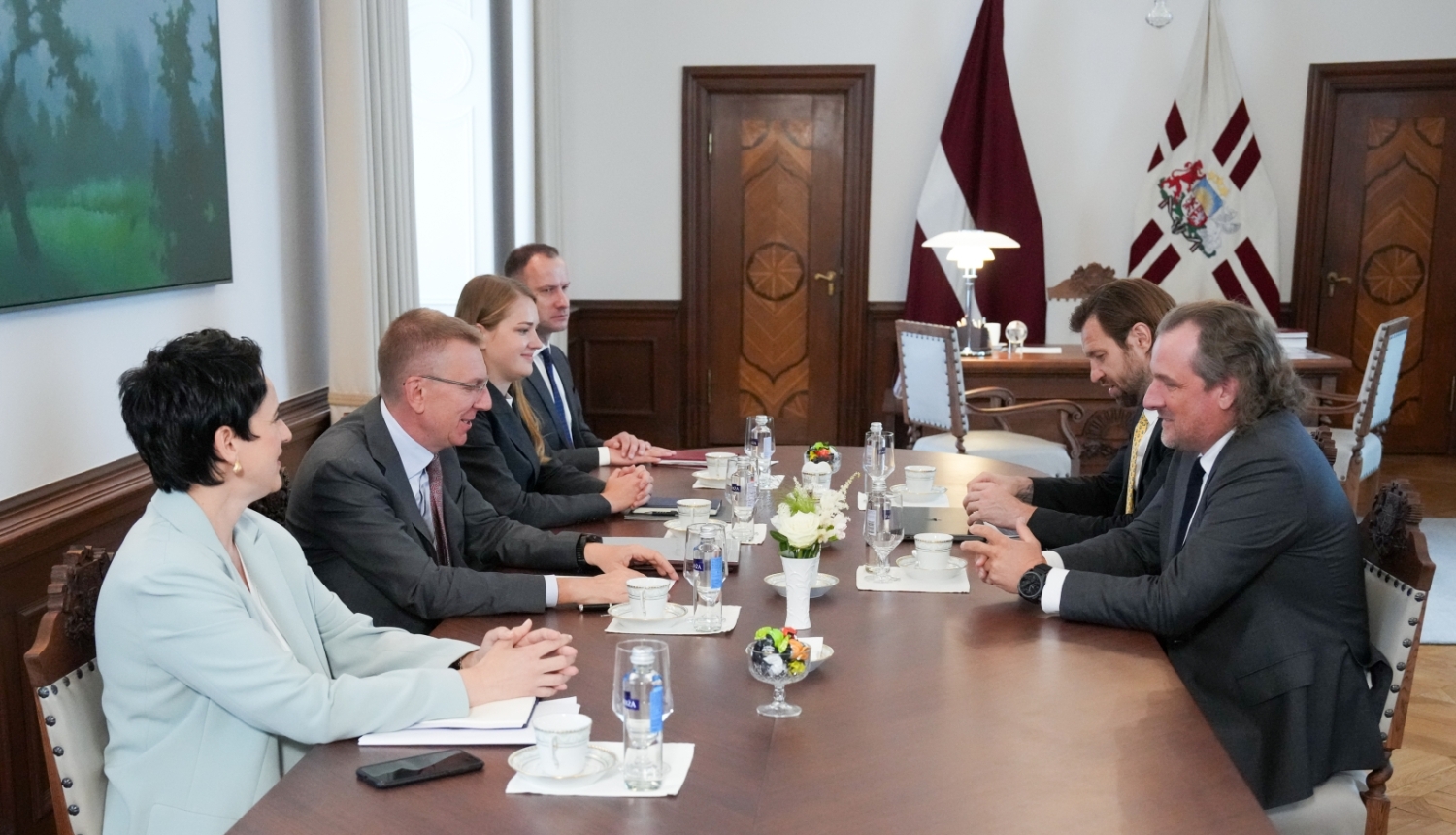 14.07.2026. Valsts prezidenta Edgara Rinkēviča tikšanās ar Latvijas Darba devēju konfederācijas pārstāvjiem